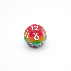 Rainbow Redux - 7 Piece DnD Dice Set | Acrylic RPG Gaming Dice (ONLINE ORDER ONLY)