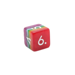 Rainbow Redux - 7 Piece DnD Dice Set | Acrylic RPG Gaming Dice (ONLINE ORDER ONLY)