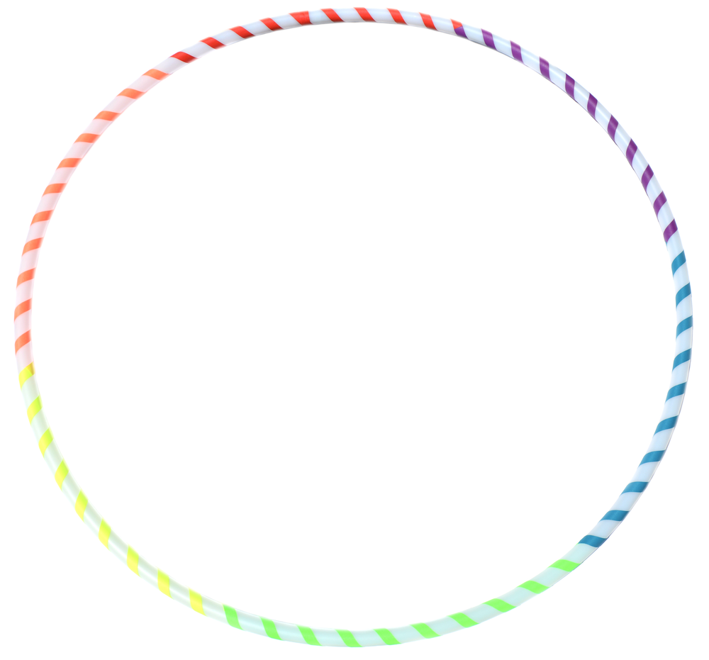HDPE & Polypro Beginner Hula Hoops with Colored Gaffer Tape - Best Seller (ONLINE ORDER ONLY)