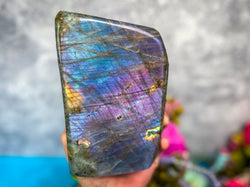 2 Lb+ Purple Labradorite crystal Freeform, Rainbow Labradorite, White Labradorite (ONLINE ORDER ONLY)