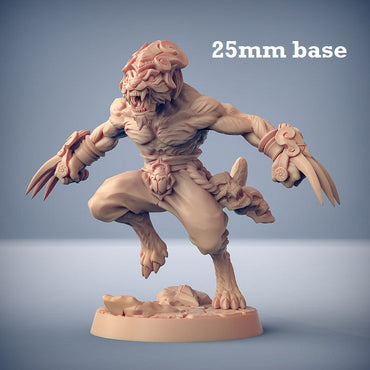 Rakshakin Headhunter: Sculpt C (Male Tabaxi Fighter) (Online Order Only)