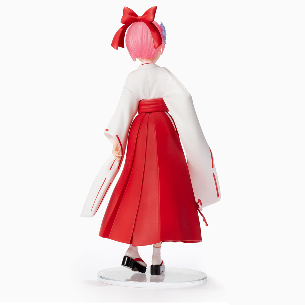 SEGA: Re:Zero Starting Life in Another World - Ram (Shrine Maiden Style) Super Premium Figure (ONLINE ORDER ONLY)