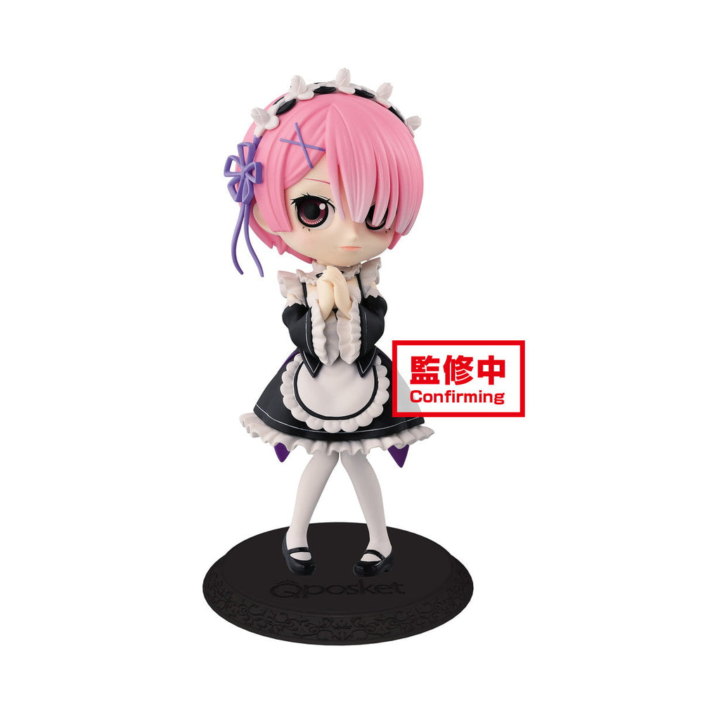 Banpresto Q Posket: Re:Zero - Starting Life in Another World -  Ram (Ver.A) (ONLINE ORDER ONLY)
