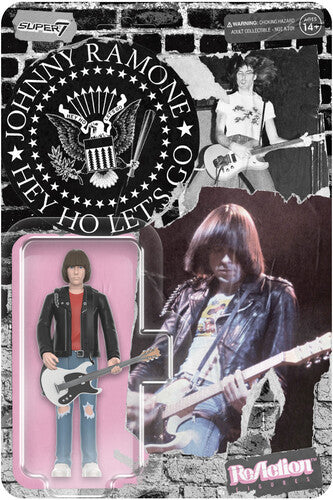 Ramones - SUPER7 - ReAction Figure - Johnny Ramone (Collectible, Figure, Action Figure) [Action Figure] (Online Order Only) (ONLINE ORDER ONLY)