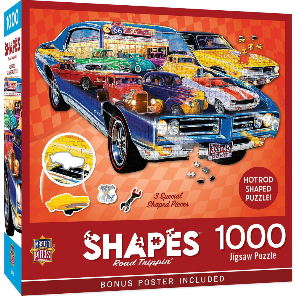 Shapes - Road Trippin 1000 Piece Shaped Jigsaw Puzzle (ONLINE ORDER ONLY)