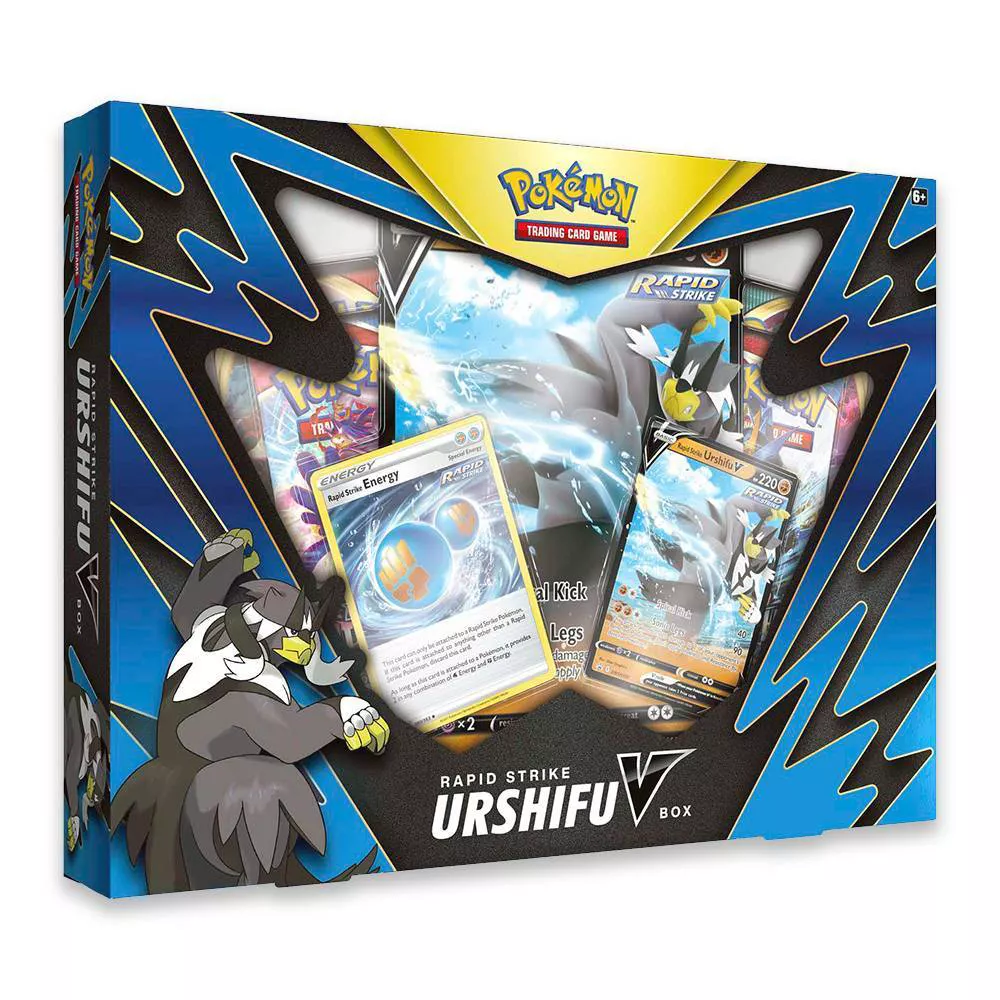 Pokemon Trading Card Game: Single/Rapid Strike Urshifu V Box (Random Assortment) (ONLINE ORDER ONLY)