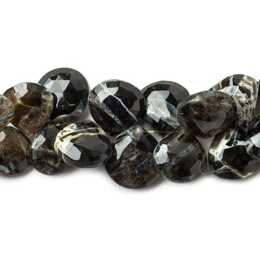 11-14mm Rapid City Jasper Faceted Heart Beads 8 inch 44 pieces (ONLINE ORDER ONLY)
