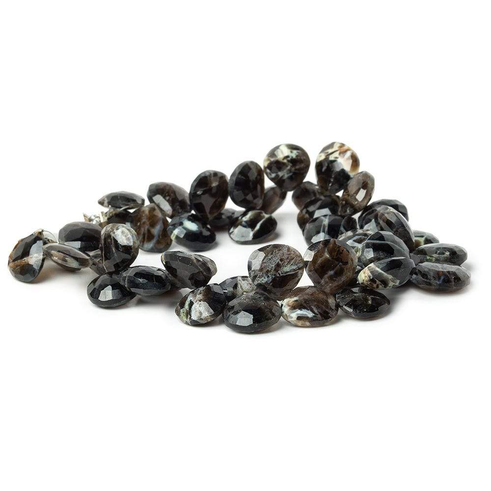 11-14mm Rapid City Jasper Faceted Heart Beads 8 inch 44 pieces (ONLINE ORDER ONLY)