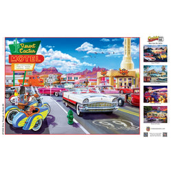 Cruisin' Route 66 - Drive Through on Route 66 1000 Piece Jigsaw Puzzle (ONLINE ORDER ONLY)