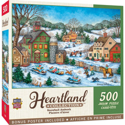 Heartland - Snowball Ambush 500 Piece Jigsaw Puzzle (ONLINE ORDER ONLY)