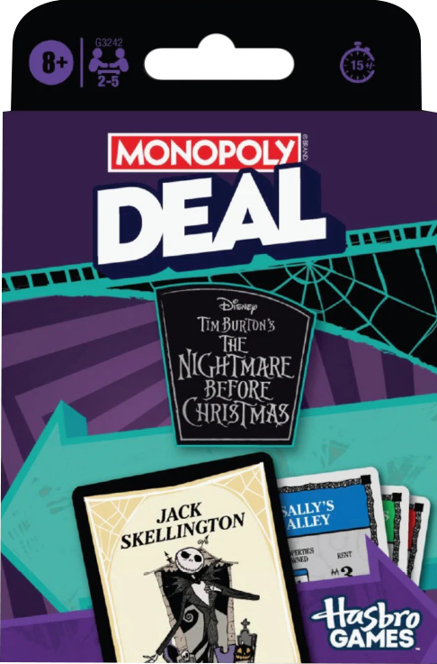 Monopoly Deal - Disney Tim Burton's The Nightmare Before Christmas (ONLINE ORDER ONLY)