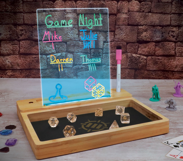 Enhance: Tabletop LED Writing Board & Dice Tray (ONLINE ORDER ONLY)