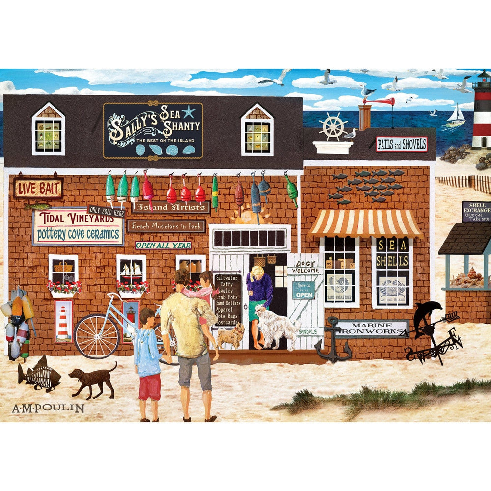 Beach Life - Sally Sells Seashells 1000 Piece Jigsaw Puzzle (ONLINE ORDER ONLY)
