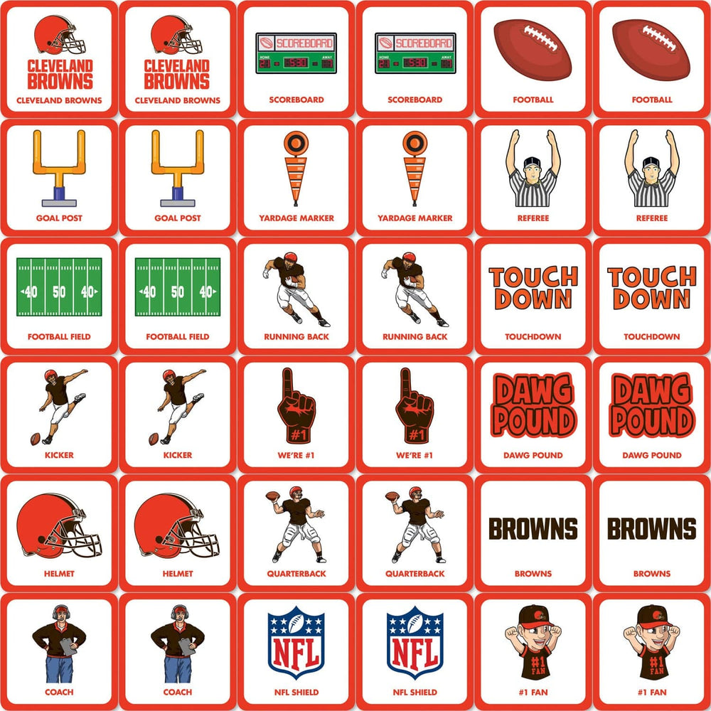 Cleveland Browns Matching Game (ONLINE ORDER ONLY)
