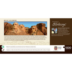 Mount Rushmore, South Dakota 1000 Piece Panoramic Jigsaw Puzzle (ONLINE ORDER ONLY)