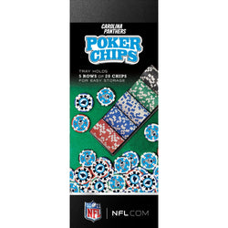 Carolina Panthers 100 Piece Poker Chips (ONLINE ORDER ONLY)