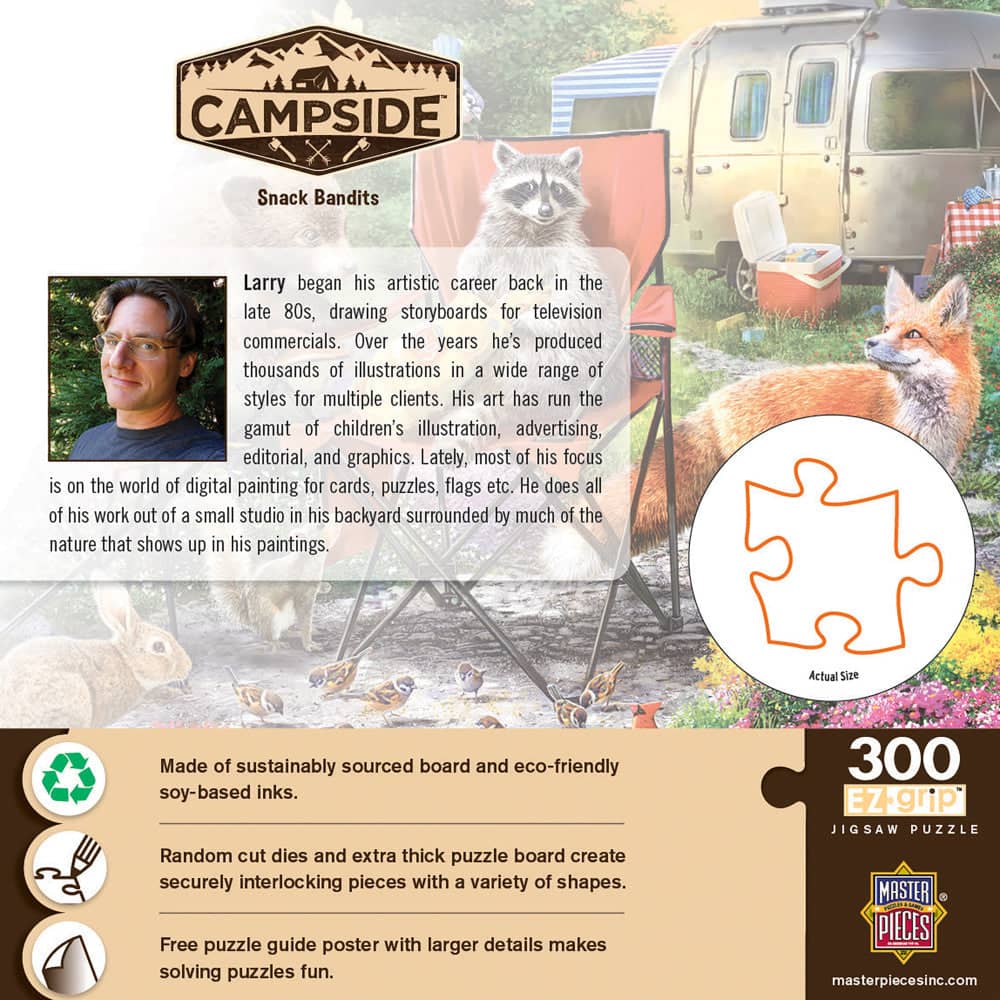 Campside - Snack Bandits 300 Piece EZ Grip Jigsaw Puzzle (ONLINE ORDER ONLY)