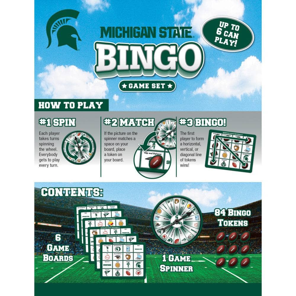 Michigan State Spartans NCAA Bingo Game