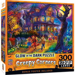 Glow in the Dark - Creepy Corners 300 Piece EZ Grip Jigsaw Puzzle (ONLINE ORDER ONLY)