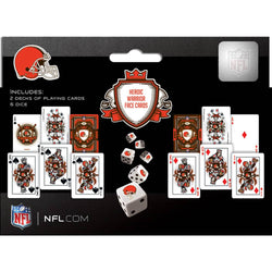 Cleveland Browns - 2-Pack Playing Cards & Dice Set