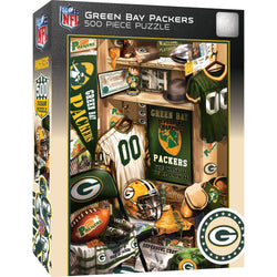 Green Bay Packers - Locker Room 500 Piece Jigsaw Puzzle (ONLINE ORDER ONLY)
