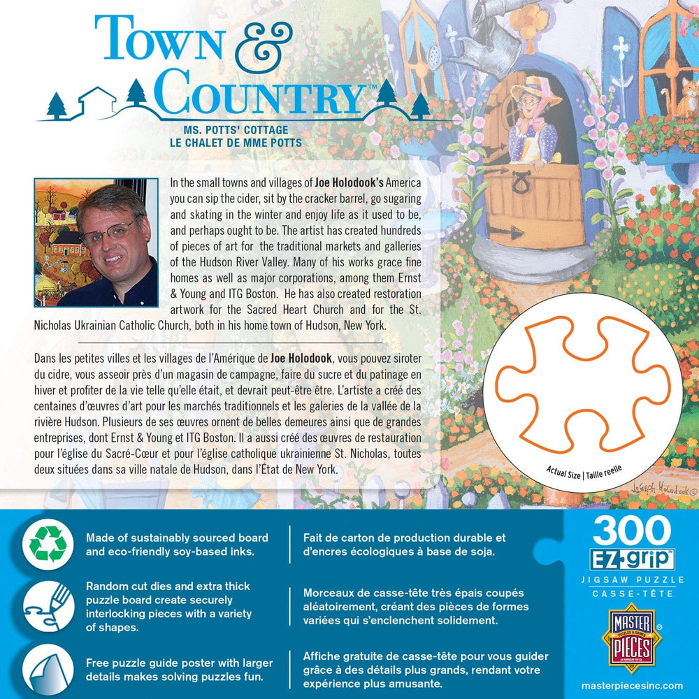 Town & Country - Ms. Potts' Cottage 300 Piece EZ Grip Jigsaw Puzzle (ONLINE ORDER ONLY)