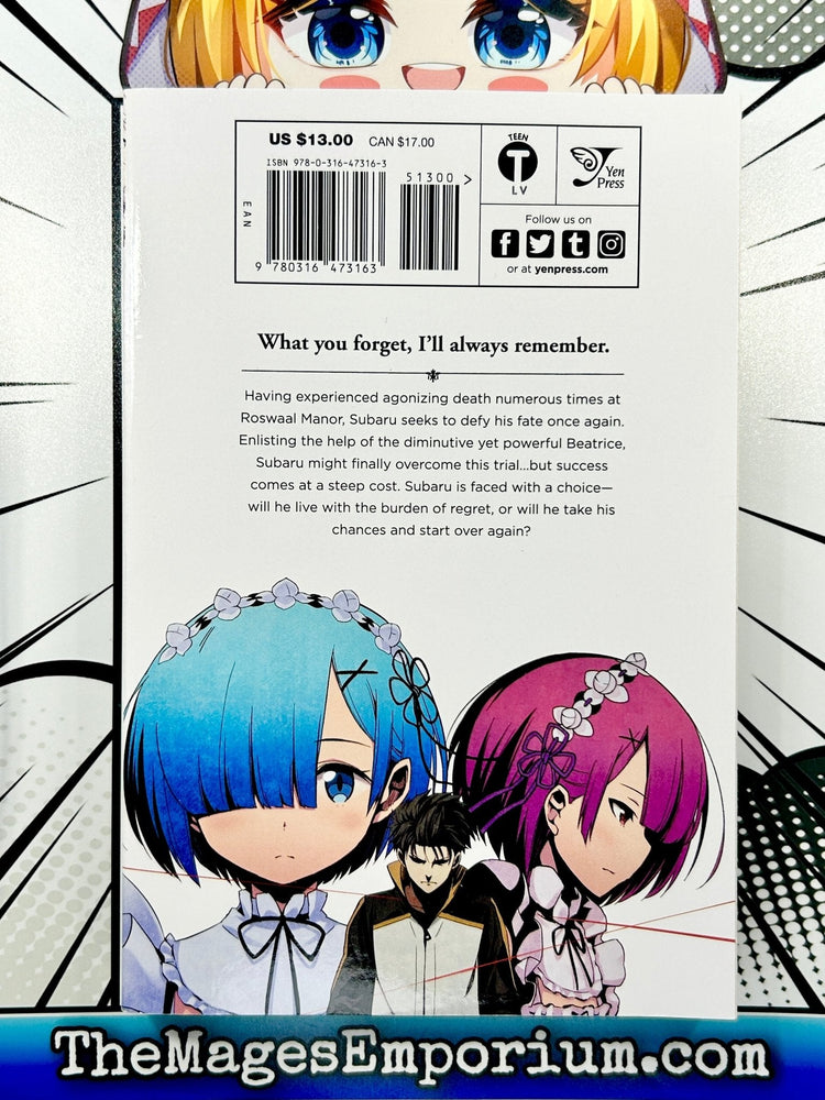 Re Zero Starting Life In Another World Chapter 2 A Week at the Mansion Vol 3 (Online Order Only)