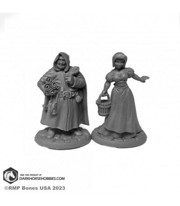 Reaper Legends: Townsfolk - Sage and Milk Maid (ONLINE ORDER ONLY)