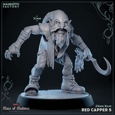 Red Capper 5 (Creepy Gnome) (Online Order Only)