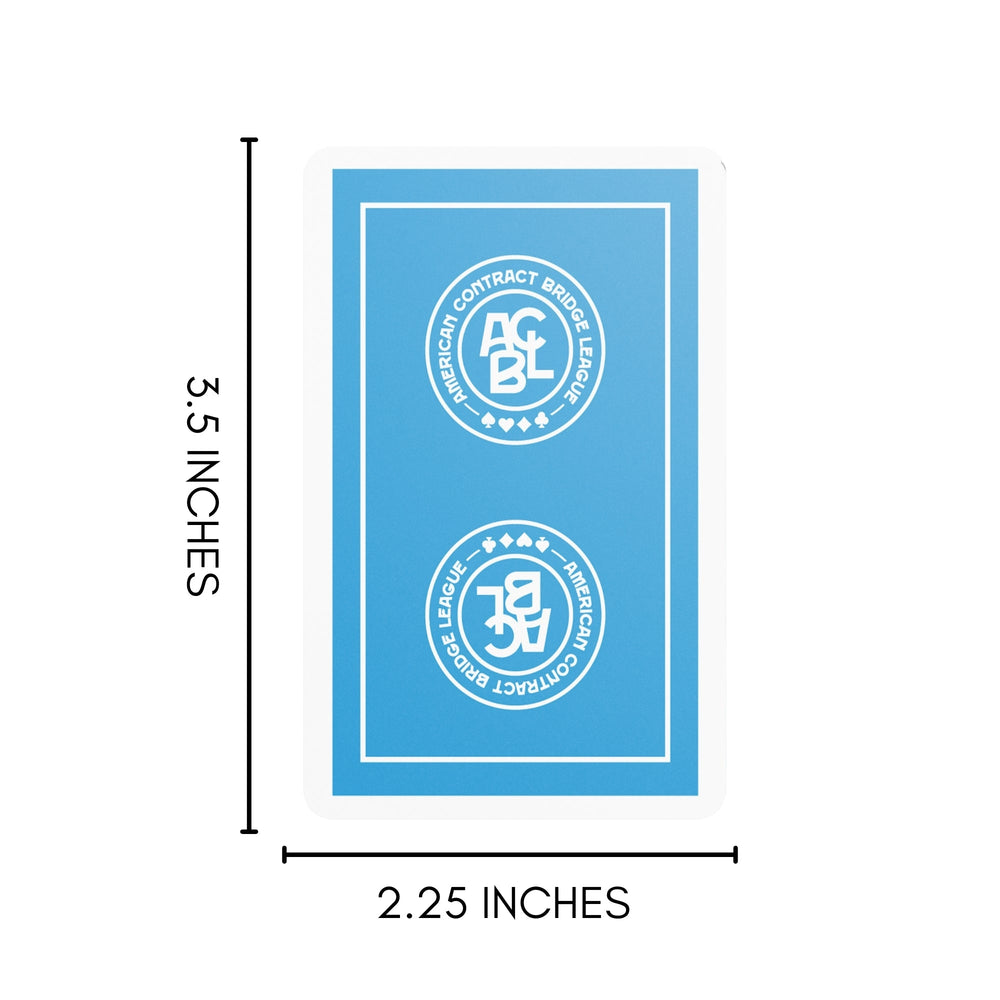 Jumbo Index  6 Boxed Double Decks - New ACBL Logo - Traditional Coated ACBL Bridge Playing Cards (ONLINE ORDER ONLY)
