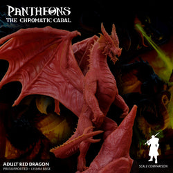 3D Printed Sordane Publishing Adult Red Dragon Pantheons The Chromatic Cabal 28 32mm D&D (Online Only)