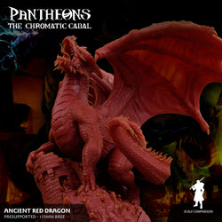 3D Printed Sordane Publishing Ancient Red Dragon Pantheons - The Chromatic Cabal 28mm 32mm D&D (Online Only)
