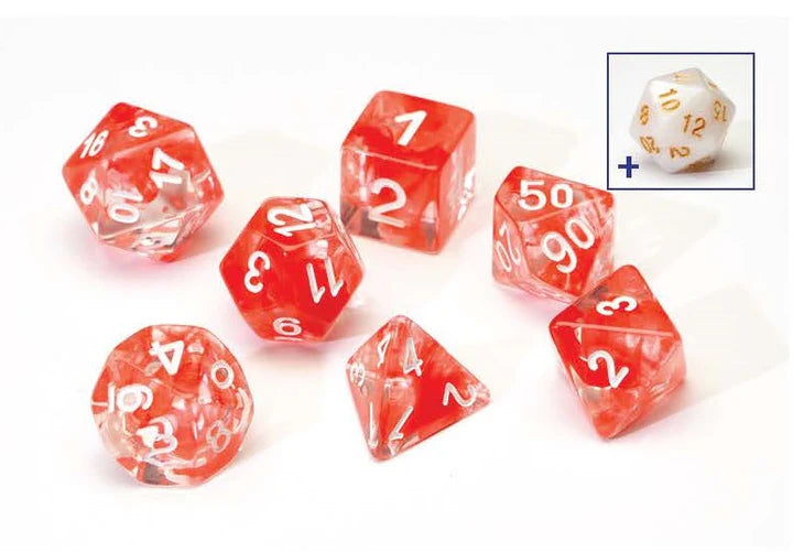 Sirius Dice:Red Cloud Resin Dice Set