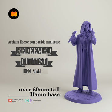 Arkham Compatible Investigator: The Redeemed Cultist (Diana Stanley) (Online Order Only)