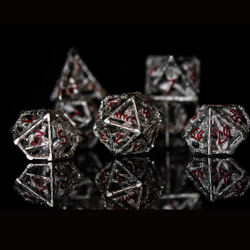 NYCC Exclusive Sterling Silver Dice Set - Red (ONLINE ORDER ONLY)