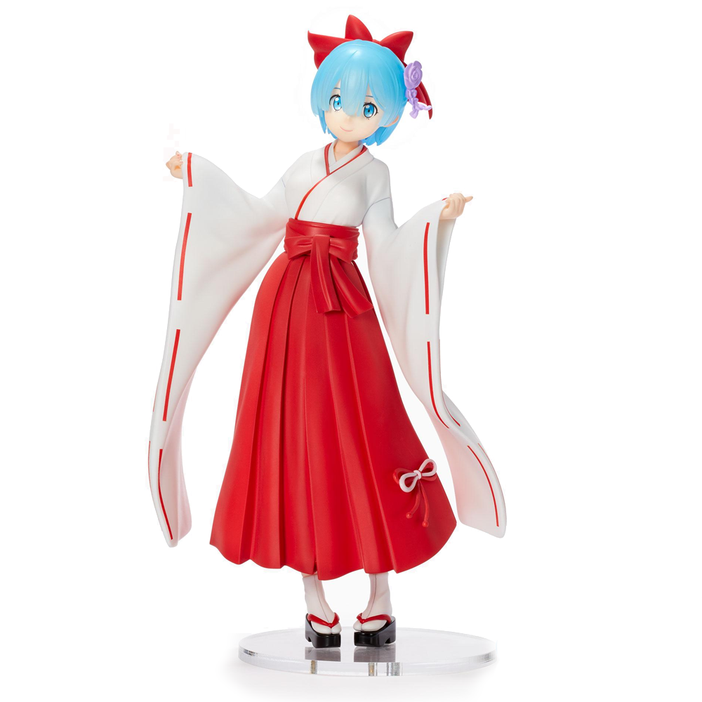 SEGA: Re:Zero Starting Life in Another World - Rem (Shrine Maiden Style) Super Premium Figure (ONLINE ORDER ONLY)