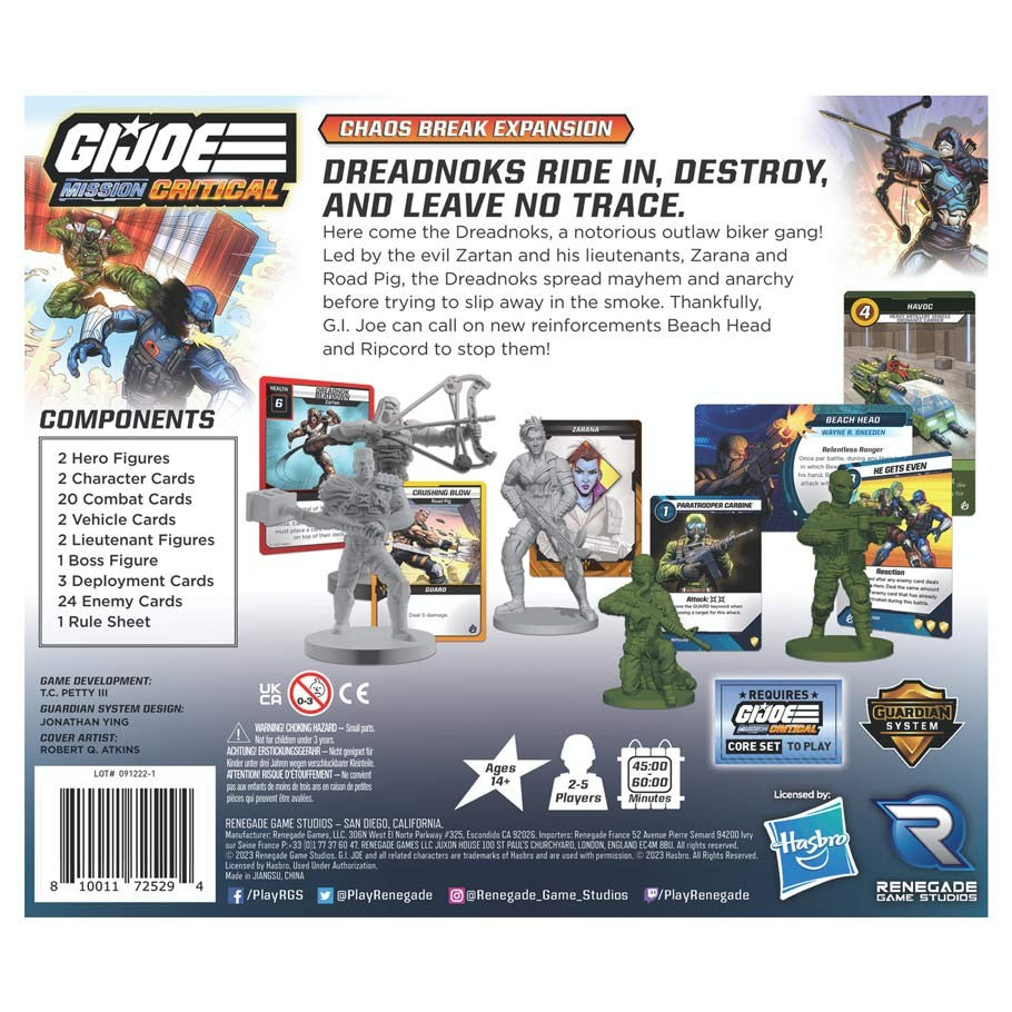 G.I. JOE Mission Critical Chaos Break Expansion (ONLINE ORDER ONLY)