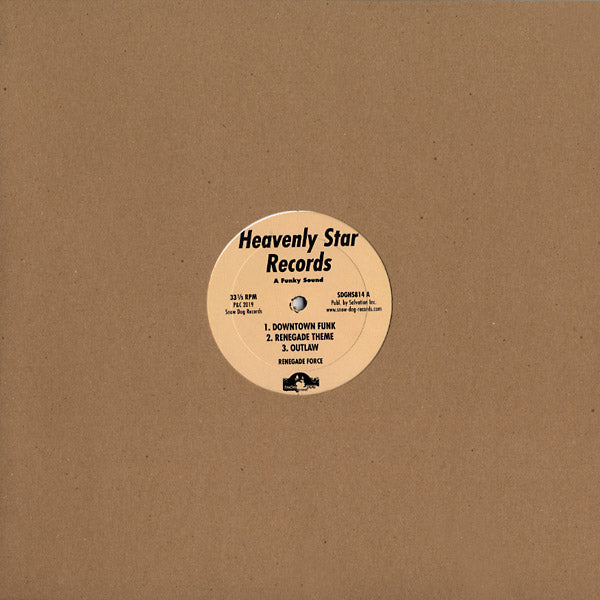 RENEGADE FORCE - Renegade Force [Vinyl] (ONLINE ORDER ONLY)