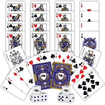 Baltimore Ravens - 2-Pack Playing Cards & Dice Set (ONLINE ORDER ONLY)