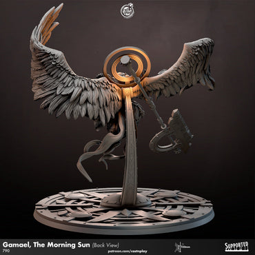 3D Printed Cast n Play - Gamael The Morning Sun 28mm 32mm D&D (Online Only)