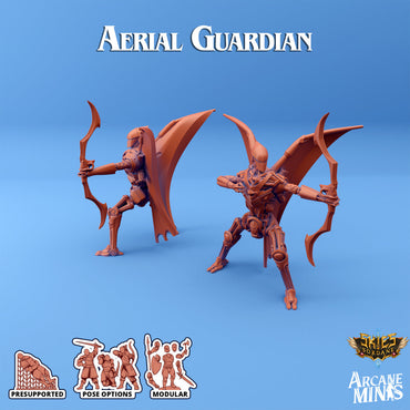 3D Printed Sordane Publishing Arcane Minis Shard Guardians Aerial Set Shard Guardian Set 28 32mm D&D (Online Only)