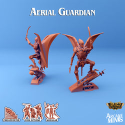 3D Printed Sordane Publishing Arcane Minis Shard Guardians Aerial Set Shard Guardian Set 28 32mm D&D (Online Only)