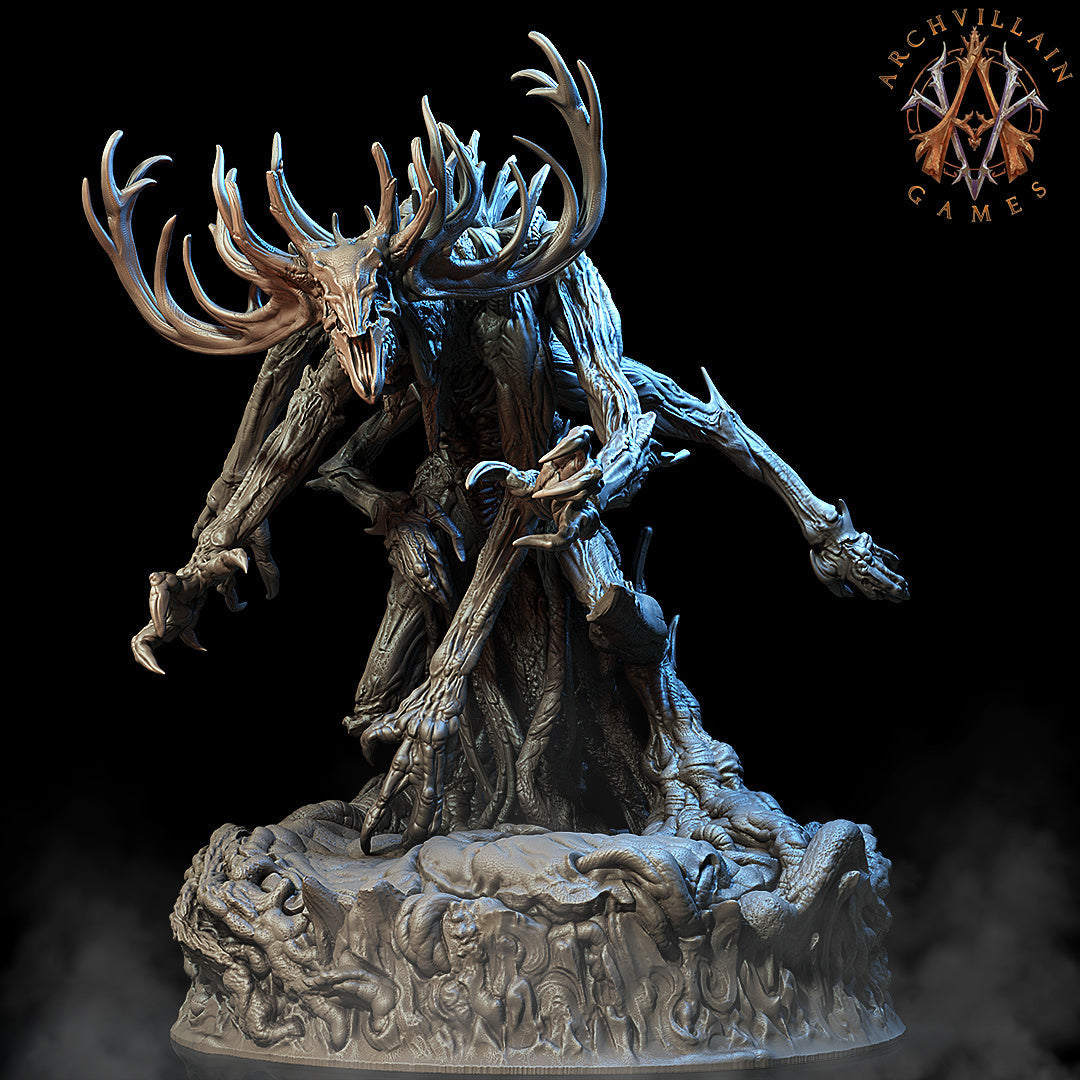 3D Printed Archvillain Games Dark Fae - The Netthing Fae Wendigo 28mm 32mm D&D (Online Only)