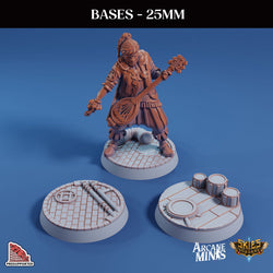 3D Printed Sordane Publishing Base Pack 1 Sordane Bases 28 32mm D&D (Online Only)