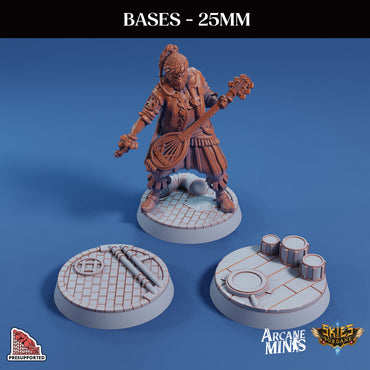 3D Printed Sordane Publishing Base Pack 1 Sordane Bases 28 32mm D&D (Online Only)