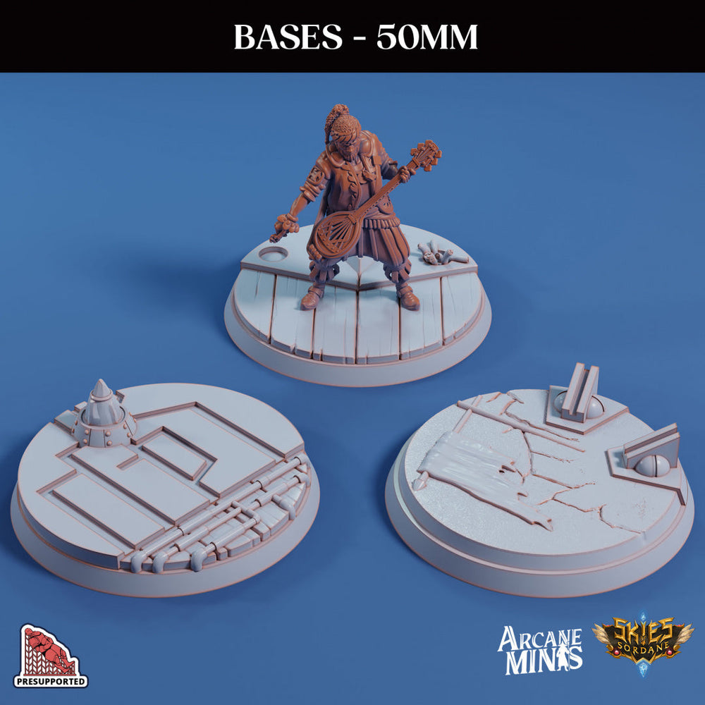 3D Printed Sordane Publishing Base Pack 1 Sordane Bases 28 32mm D&D (Online Only)