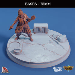 3D Printed Sordane Publishing Base Pack 2 Sordane Bases 28 32mm D&D (Online Only)