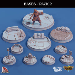 3D Printed Sordane Publishing Base Pack 2 Sordane Bases 28 32mm D&D (Online Only)