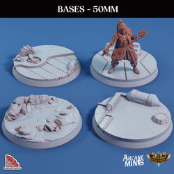 3D Printed Sordane Publishing Base Pack 3 Sordane Bases 28 32mm D&D (Online Only)