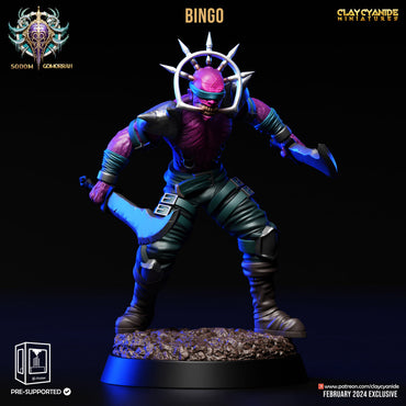 3D Printed Clay Cyanide Abominations of Gomorrah - Bingo 28mm 32mm D&D (Online Only)